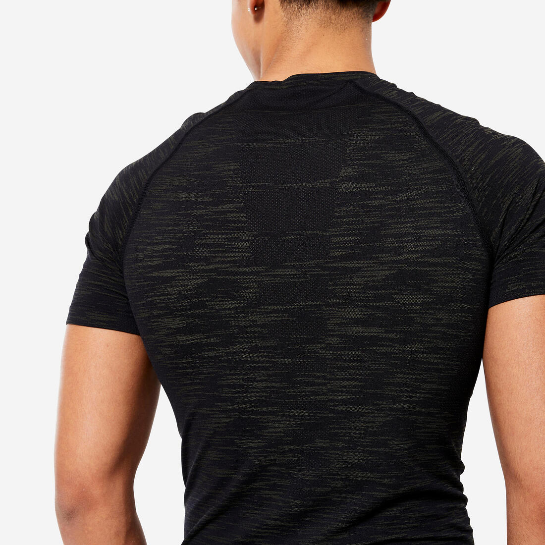 Men's Breathable Short-Sleeved Crew Neck Weight Training Compression T-Shirt - Image 19