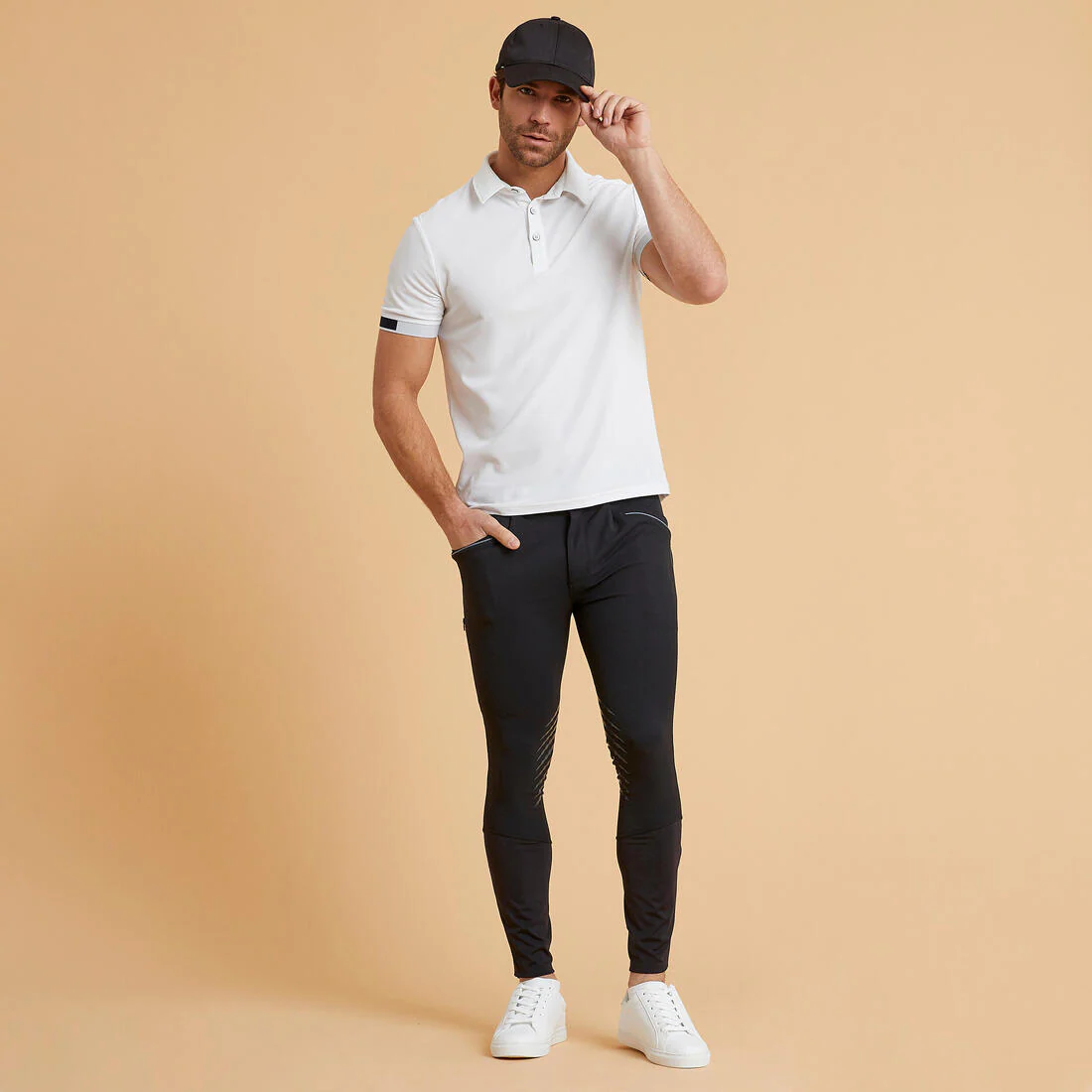 Men's Classic Horse Riding Jodhpurs 900 - Black - Image 2