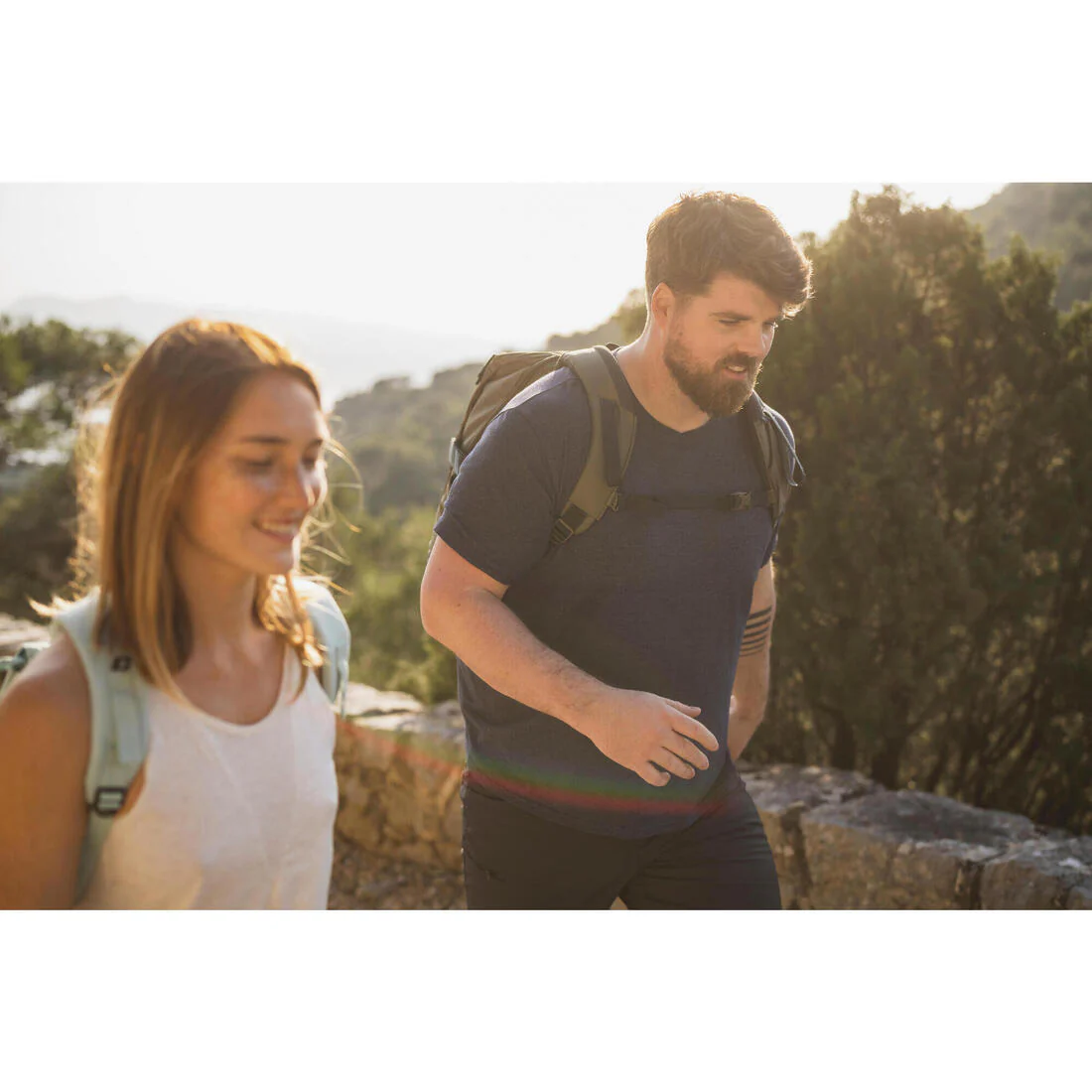Men’s comfortable hiking T-shirt, NH500 Fresh - Image 37