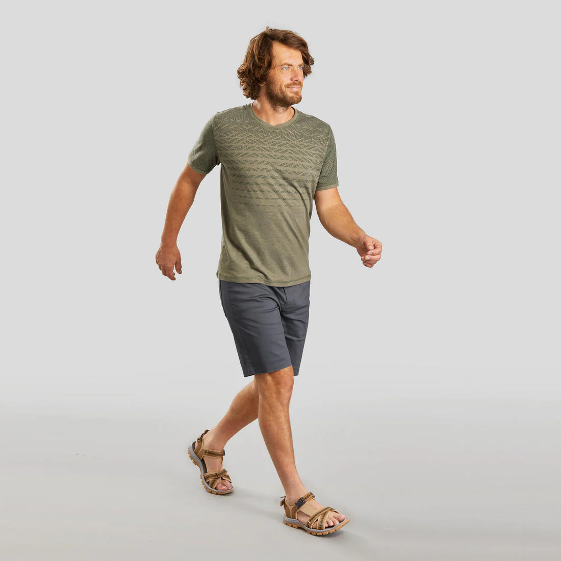 Men’s country walking shorts - nh100 fresh - Image 4