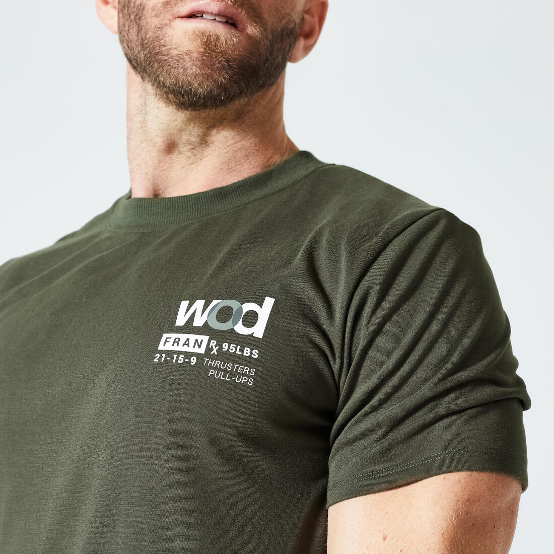 Men's Crew Neck Slim-Fit Soft Breathable Cross Training T-Shirt - Image 5