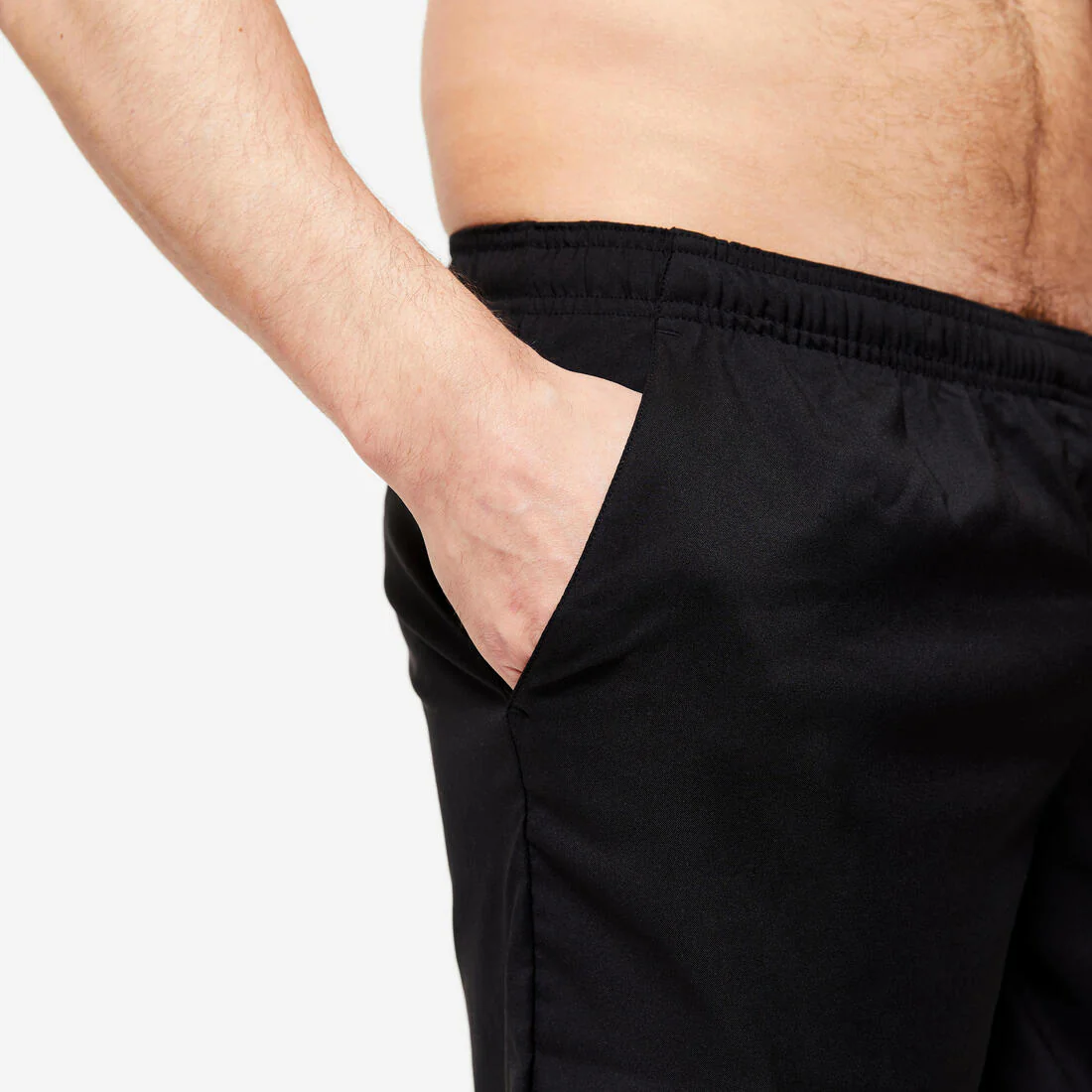 Men's Fitness Basic Breathable Shorts - Black - Image 5