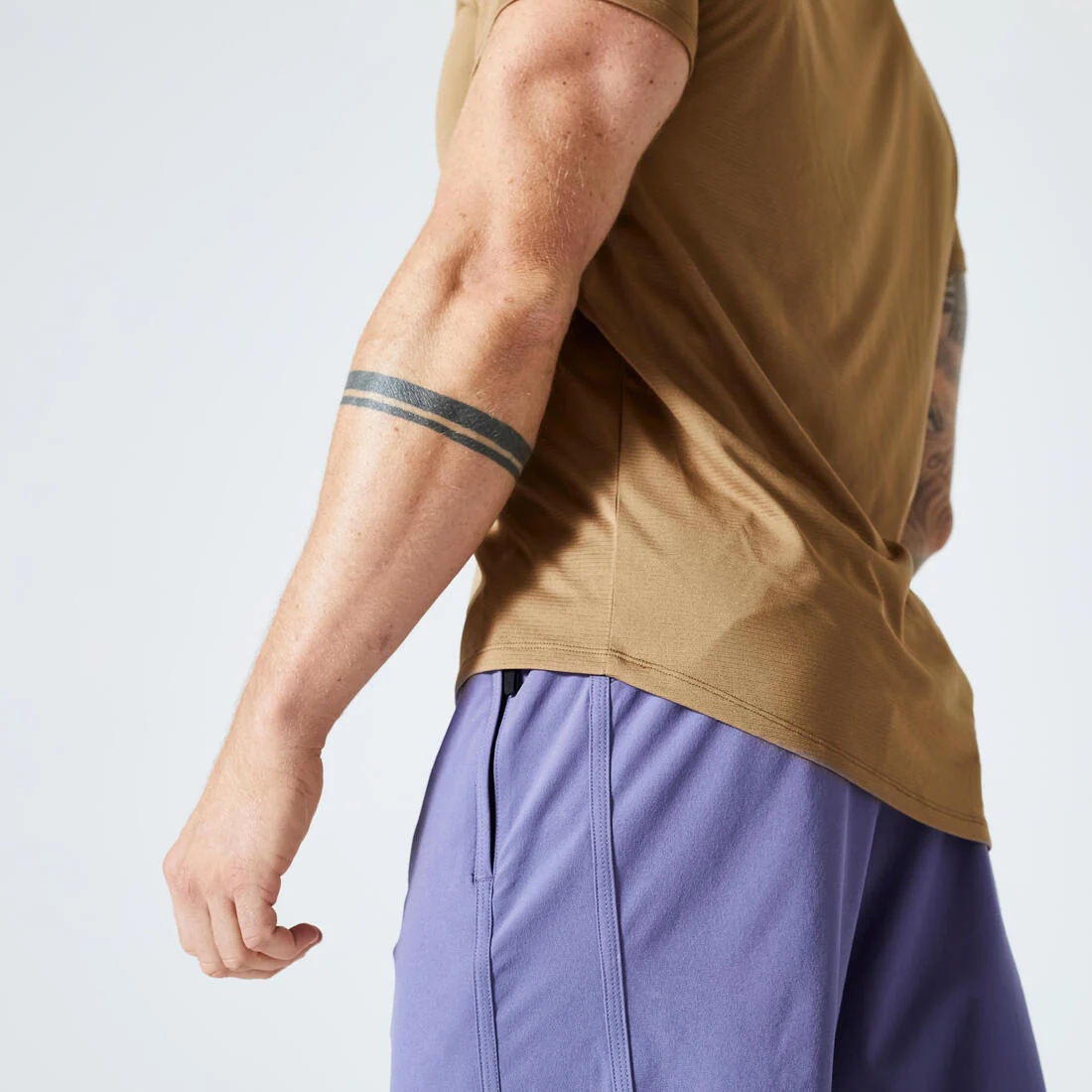 Men's Fitness Breathable Regular-Fit Crew Neck T-Shirt - Image 4
