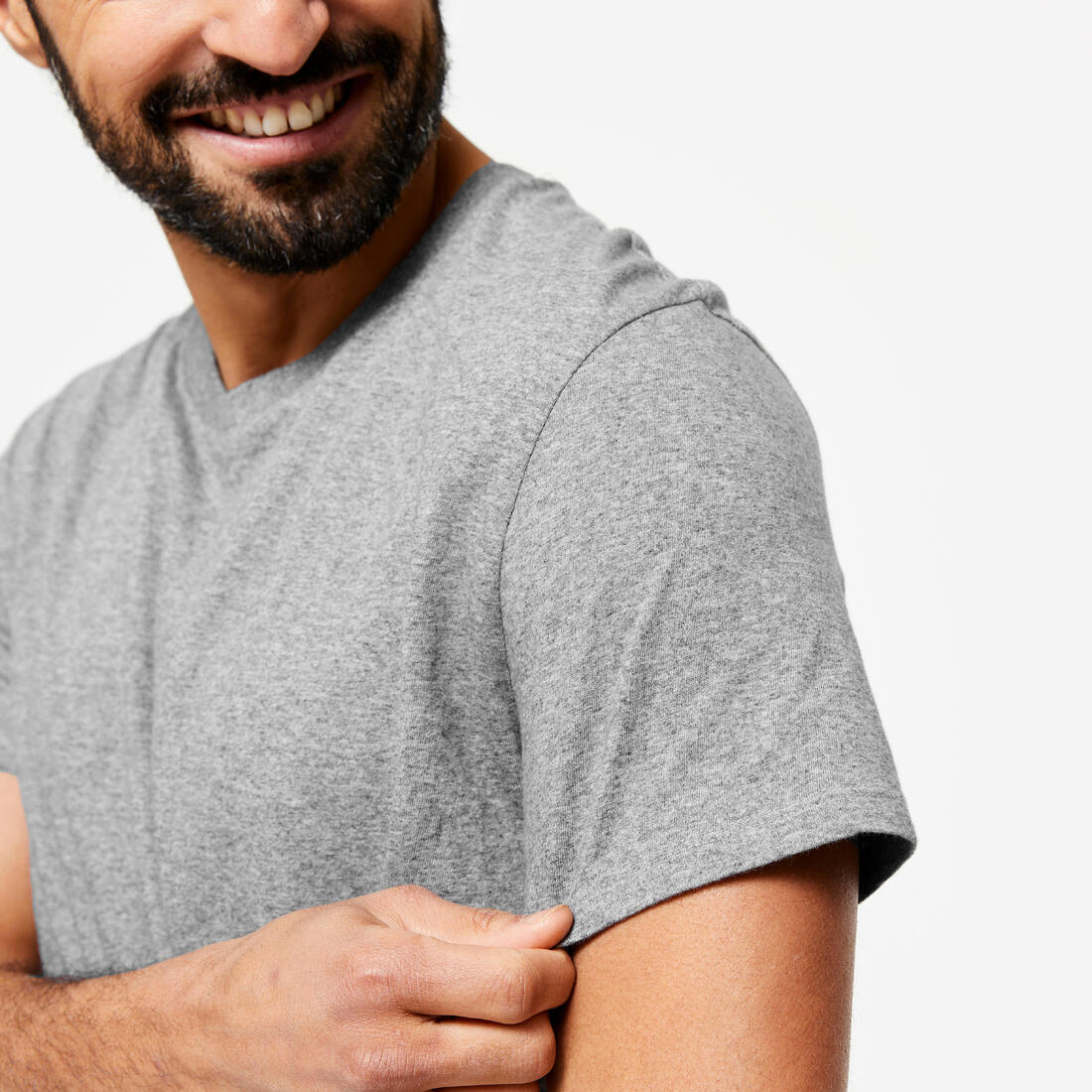 Men's Fitness Cotton T-Shirt Sportee 100 - Image 12