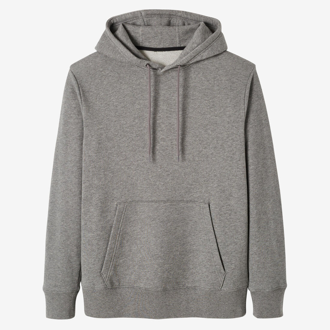 Men's Fitness Hoodie 500 Essentials - Grey - Image 7