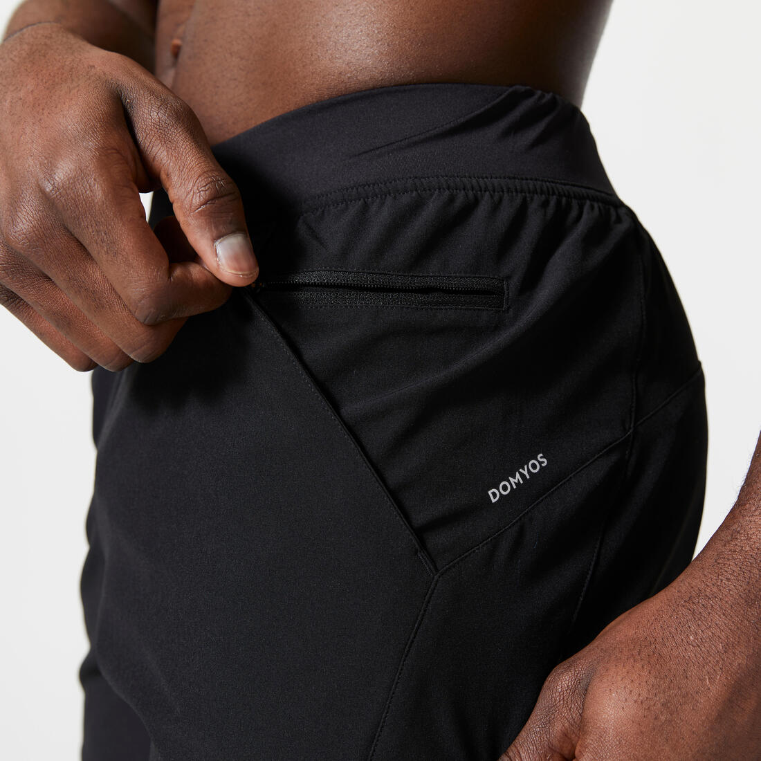 Men's Fitness Zip Pocket Breathable 2-in-1 Shorts - Image 13