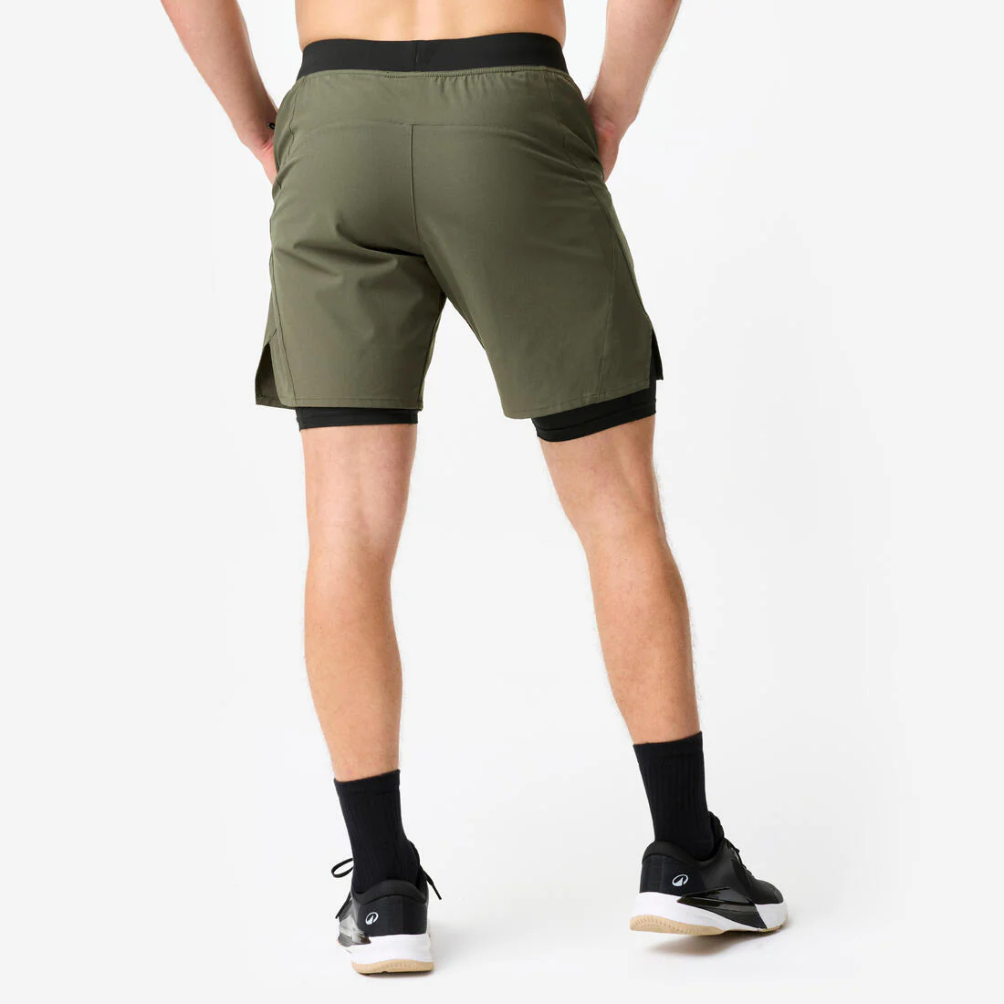 Men's Fitness Zip Pocket Breathable 2-in-1 Shorts - Image 18