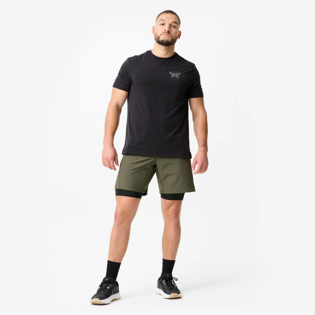 Men's Fitness Zip Pocket Breathable 2-in-1 Shorts - Image 6