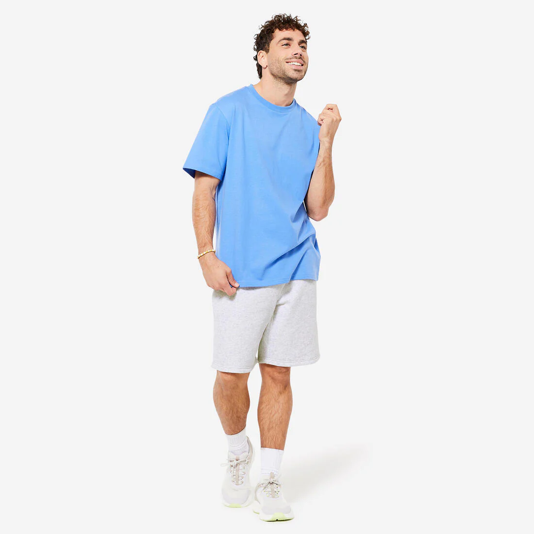 Men's Fleece Fitness Shorts with Pockets - Image 2