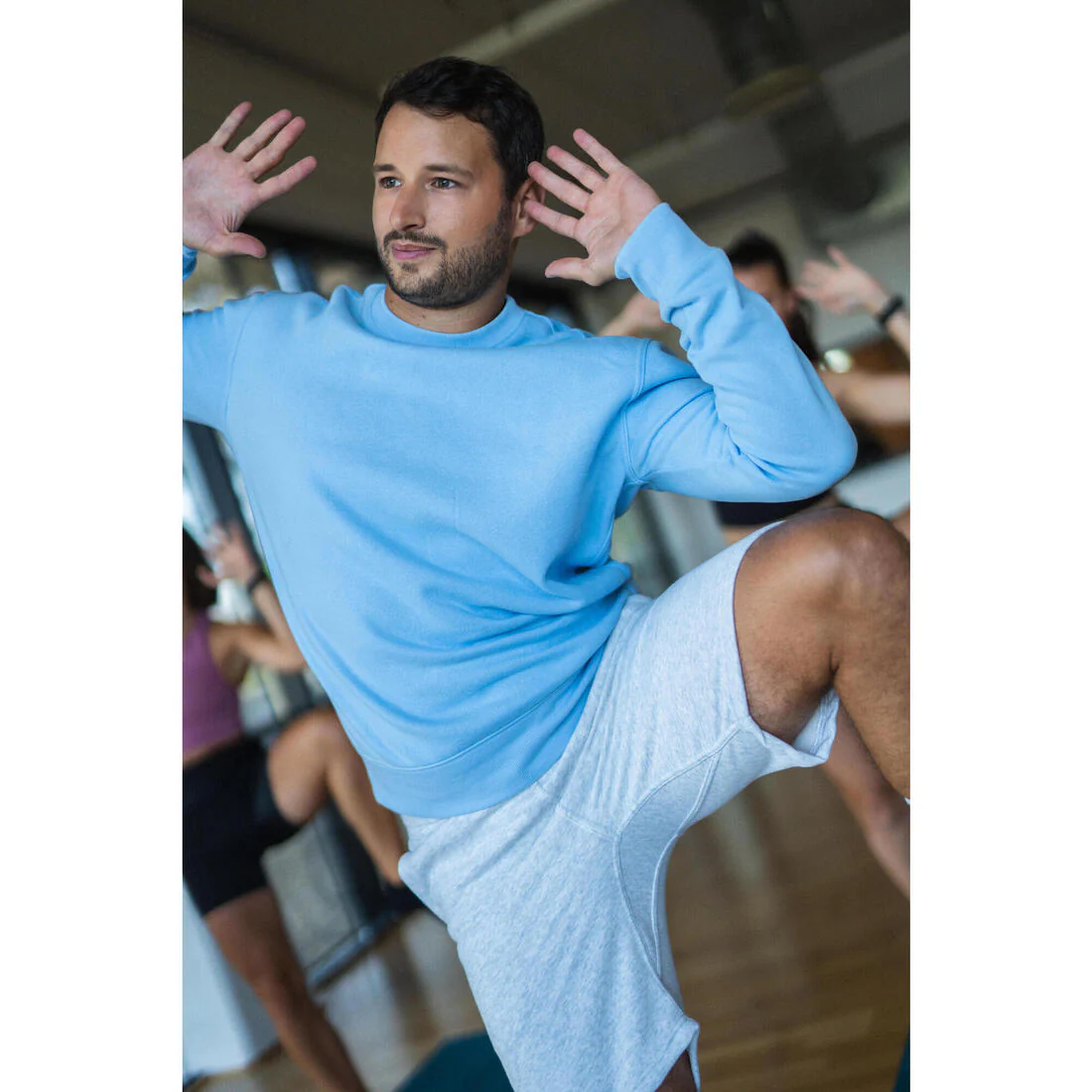 Men's Fleece Fitness Shorts with Pockets - Image 6