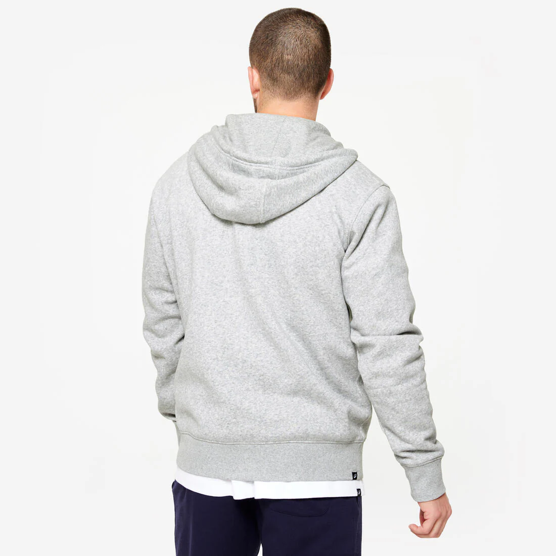Men's Fleece Zip-Up Fitness Hoodie - Image 11