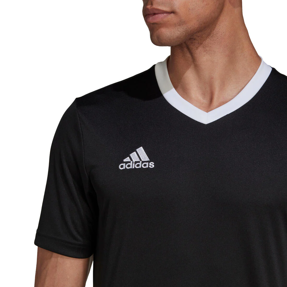 Men's Football Shirt Entrada 22 - Black - Image 2
