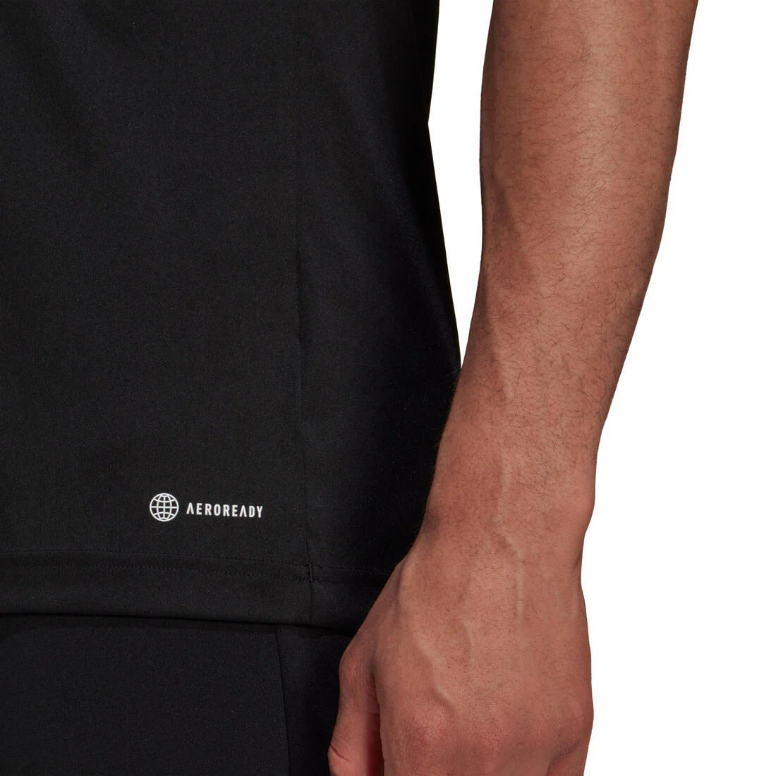 Men's Football Shirt Entrada 22 - Black - Image 3