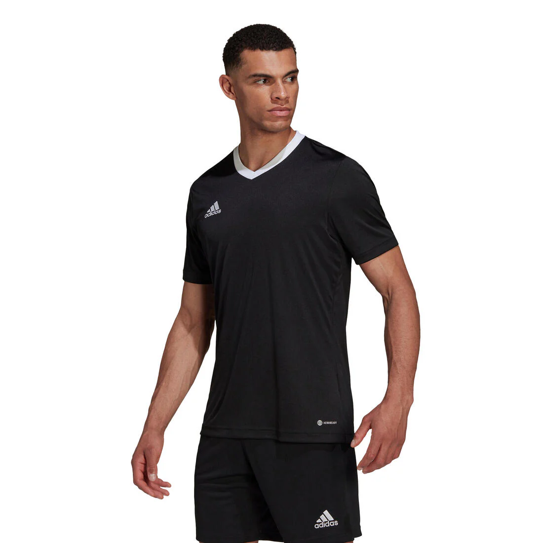 Men's Football Shirt Entrada 22 - Black - Image 4