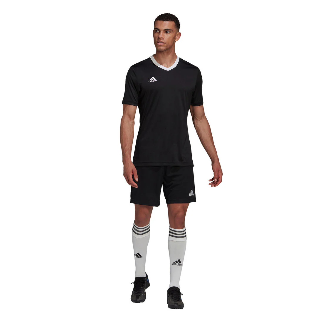 Men's Football Shirt Entrada 22 - Black - Image 5