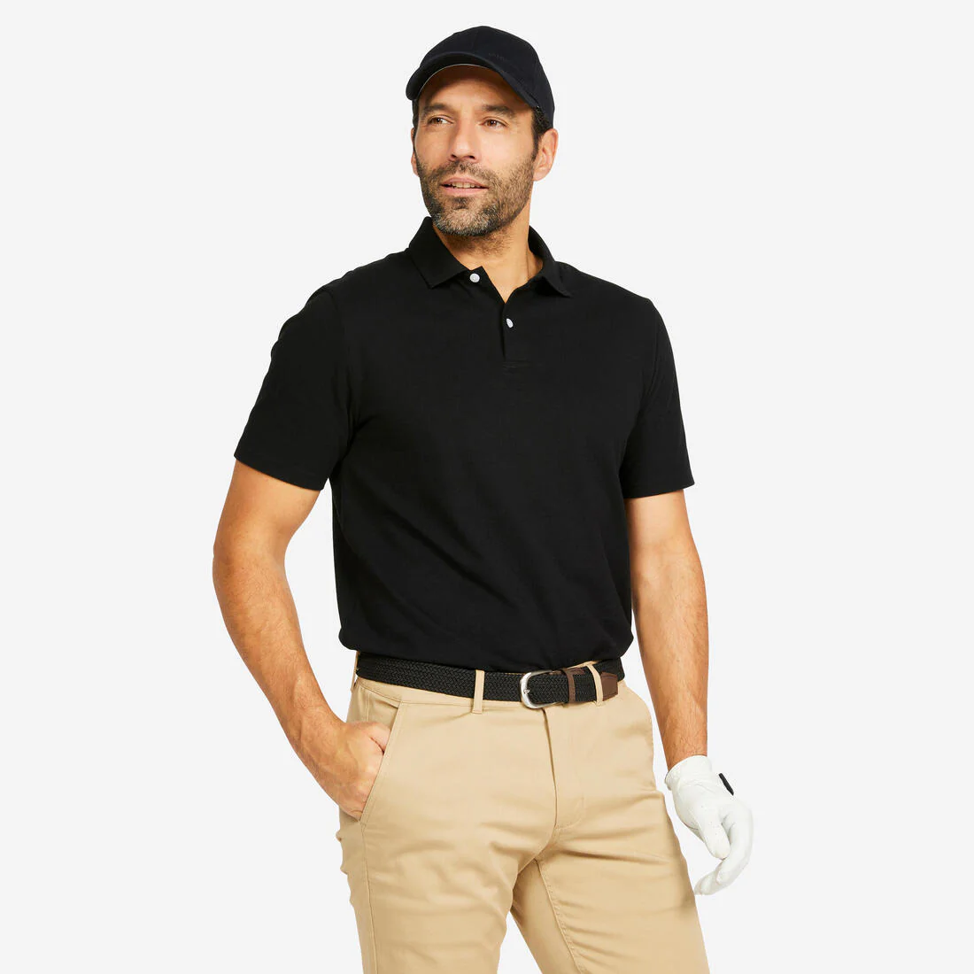 Men’s golf 100% cotton short sleeve polo shirt, MW100