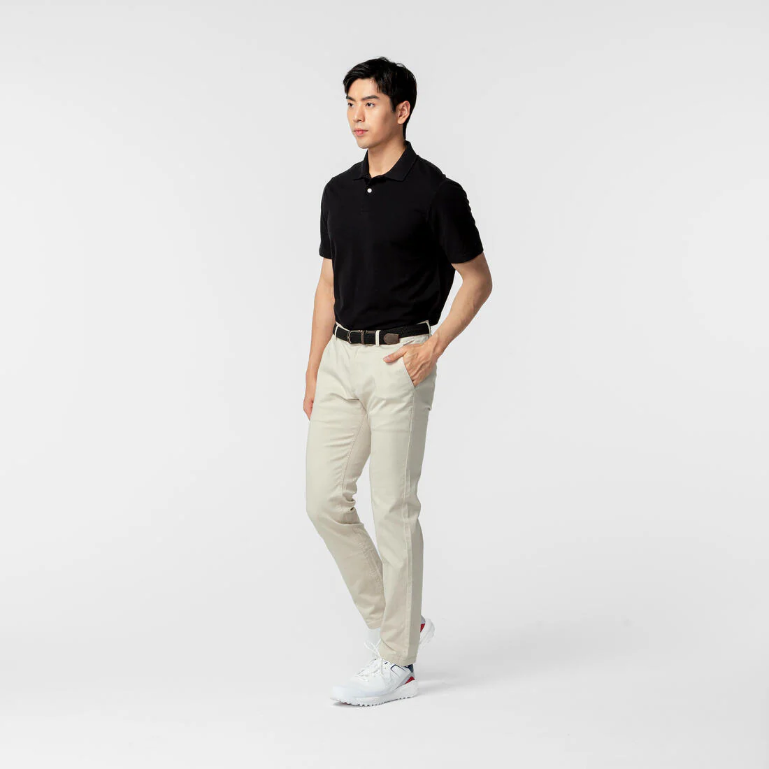 Men’s golf cotton and polyester short-sleeved polo shirt - MW500 - Image 103