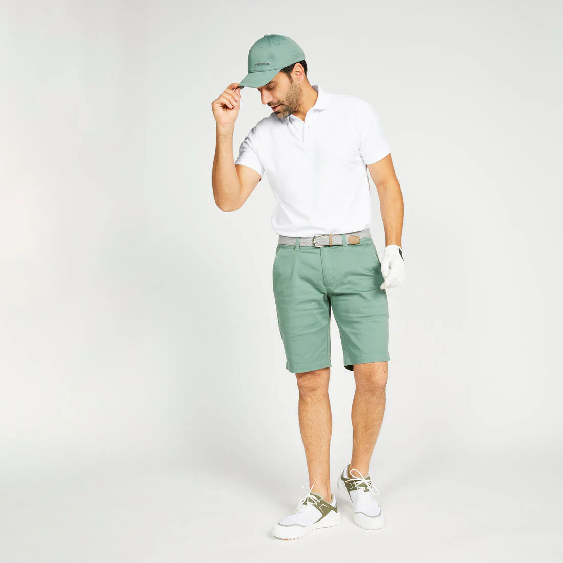 Men’s golf cotton and polyester short-sleeved polo shirt - MW500 - Image 104