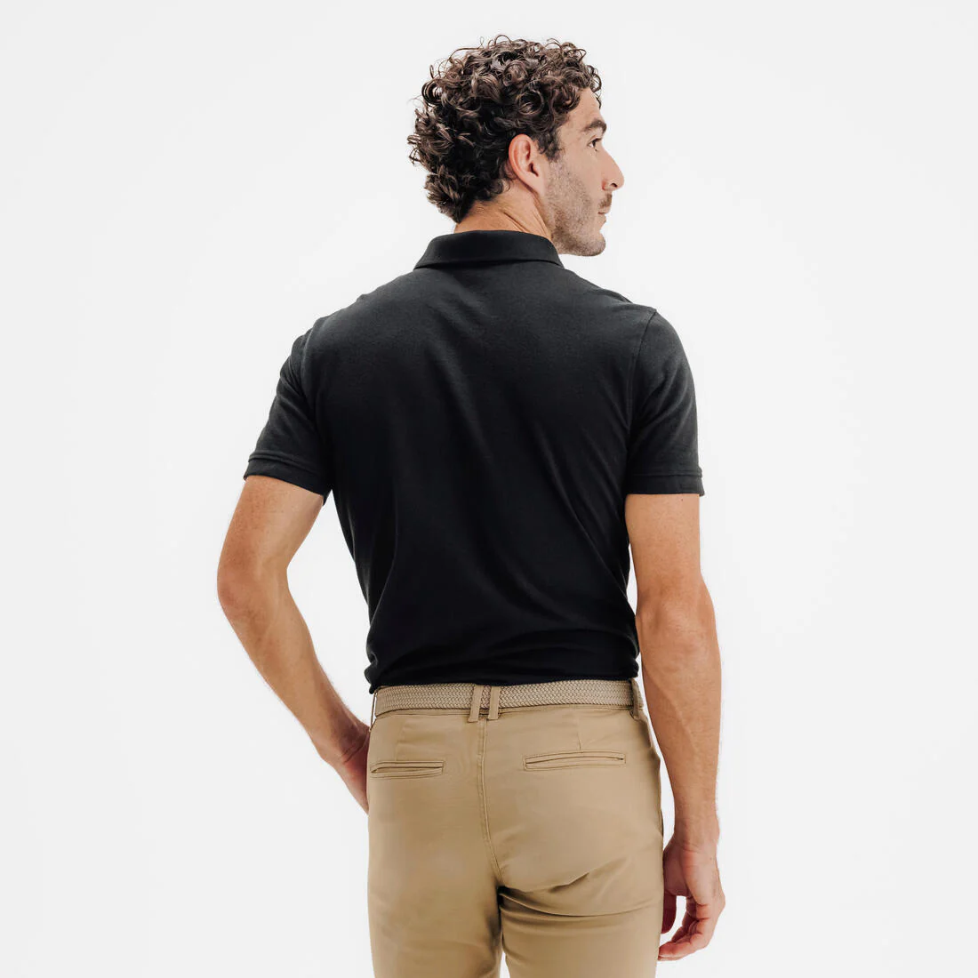 Men’s golf cotton and polyester short-sleeved polo shirt - MW500 - Image 11