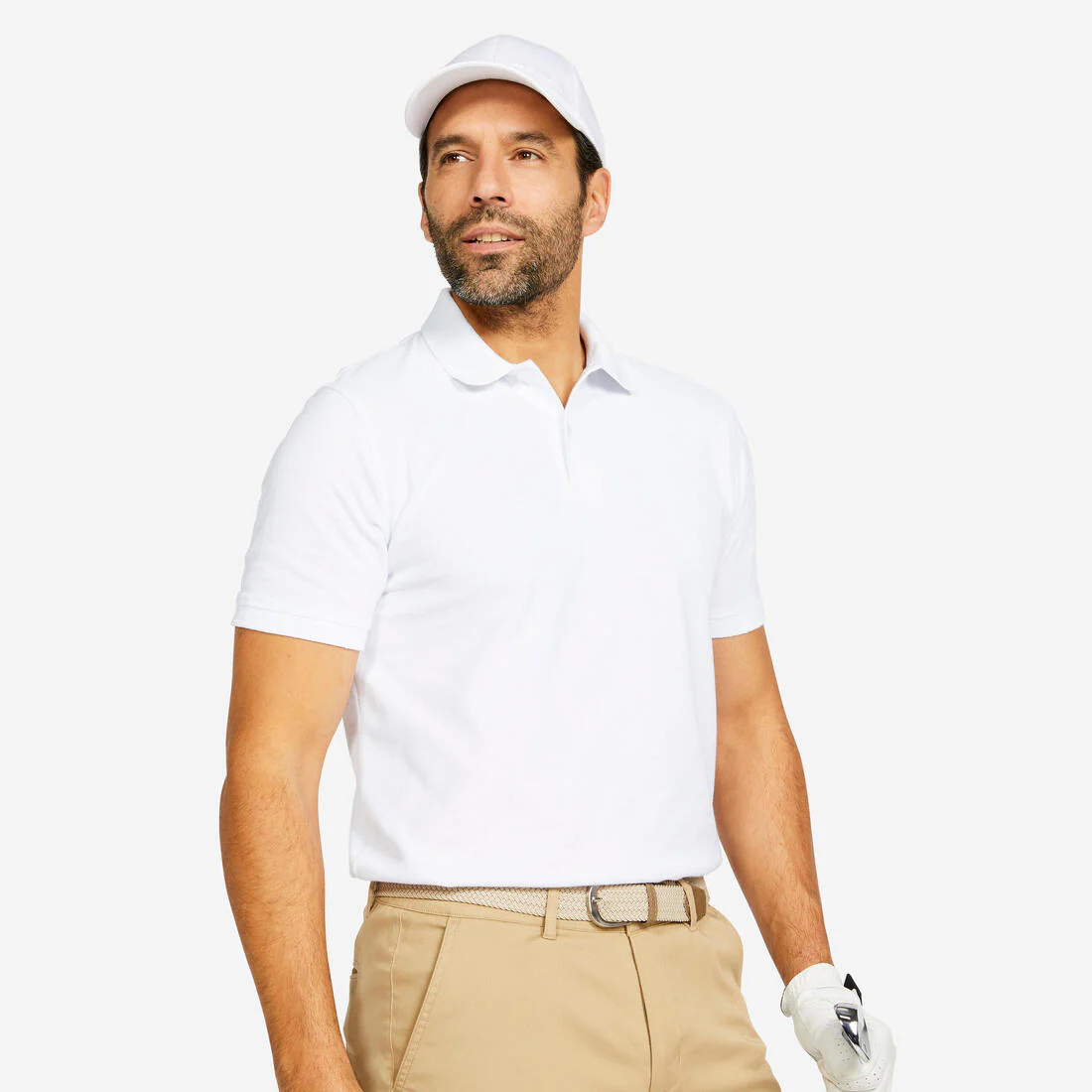 Men’s golf cotton and polyester short-sleeved polo shirt - MW500 - Image 110