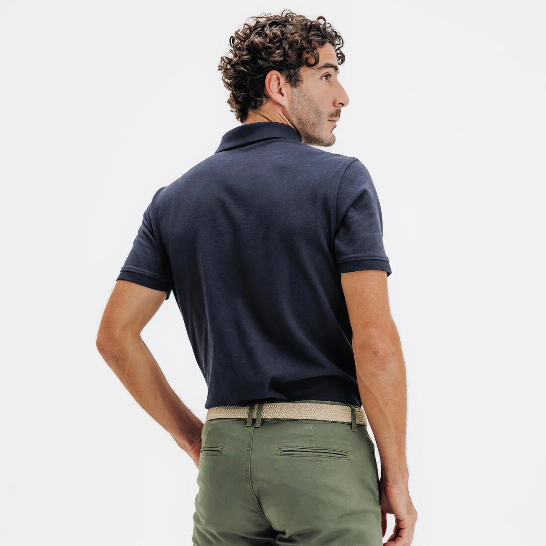 Men’s golf cotton and polyester short-sleeved polo shirt - MW500 - Image 12