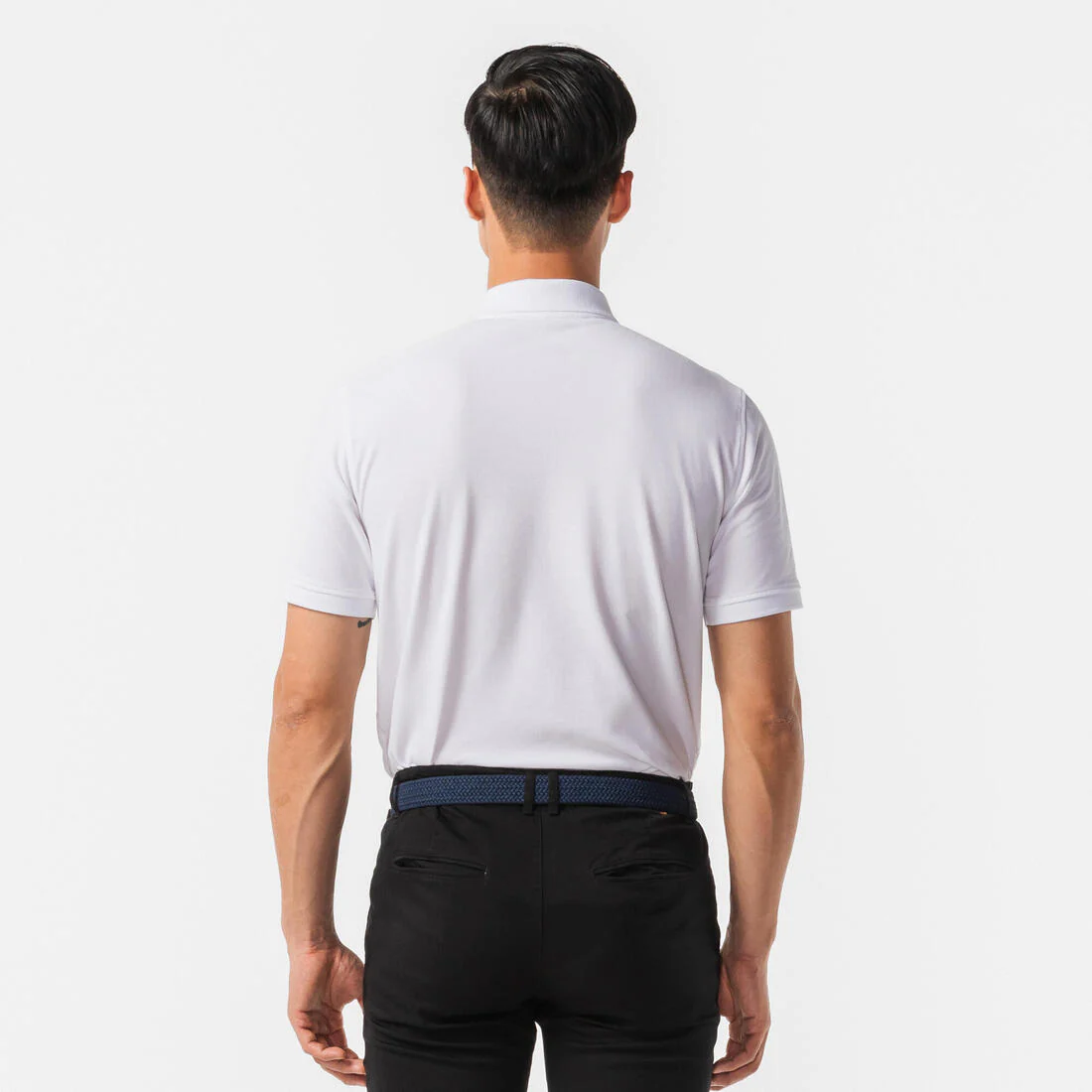 Men’s golf cotton and polyester short-sleeved polo shirt - MW500 - Image 120