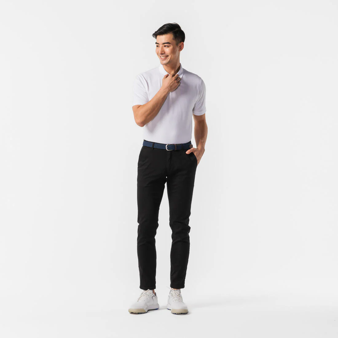 Men’s golf cotton and polyester short-sleeved polo shirt - MW500 - Image 125