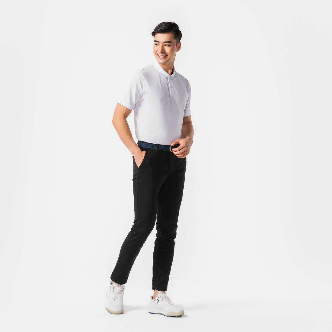 Men’s golf cotton and polyester short-sleeved polo shirt - MW500 - Image 126