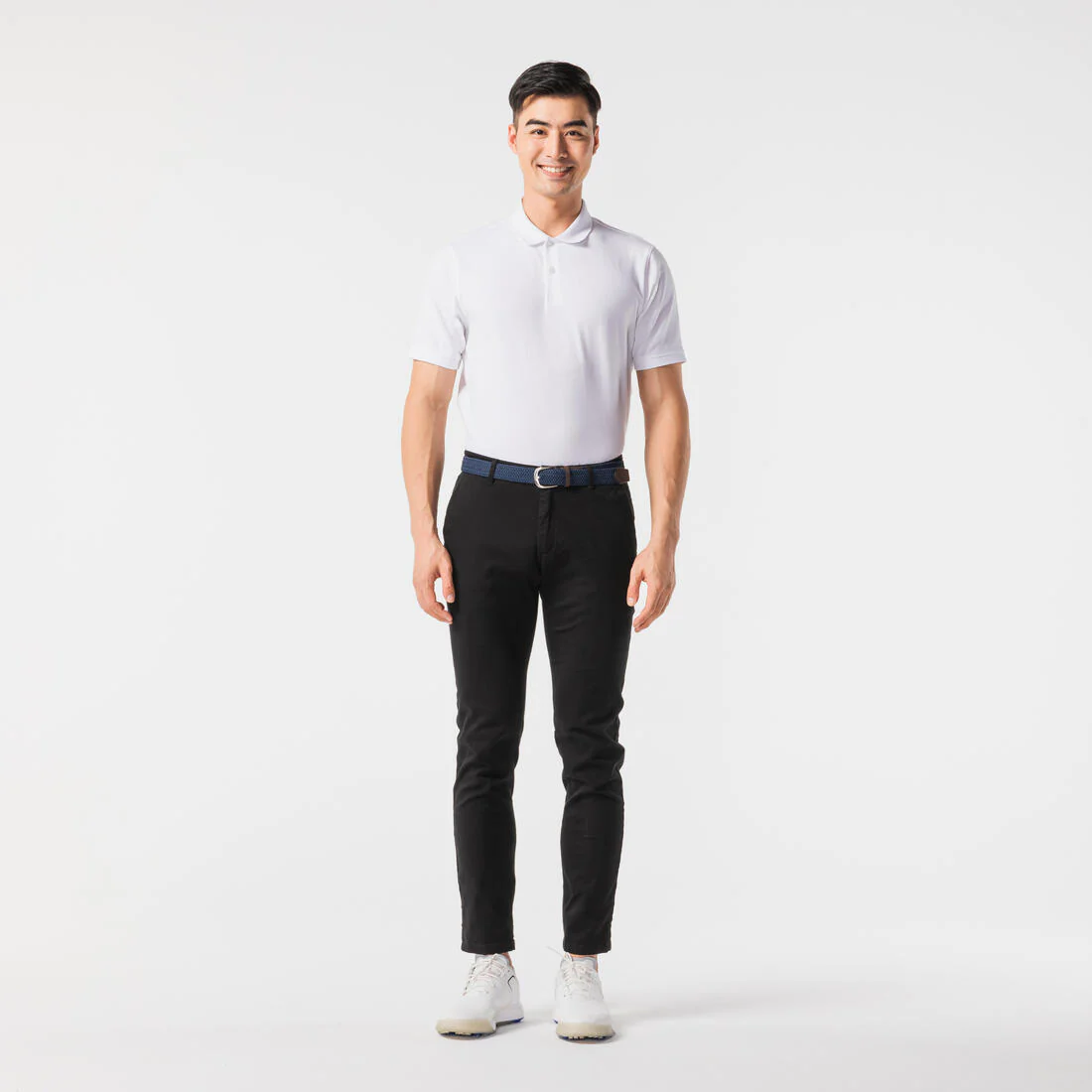 Men’s golf cotton and polyester short-sleeved polo shirt - MW500 - Image 127