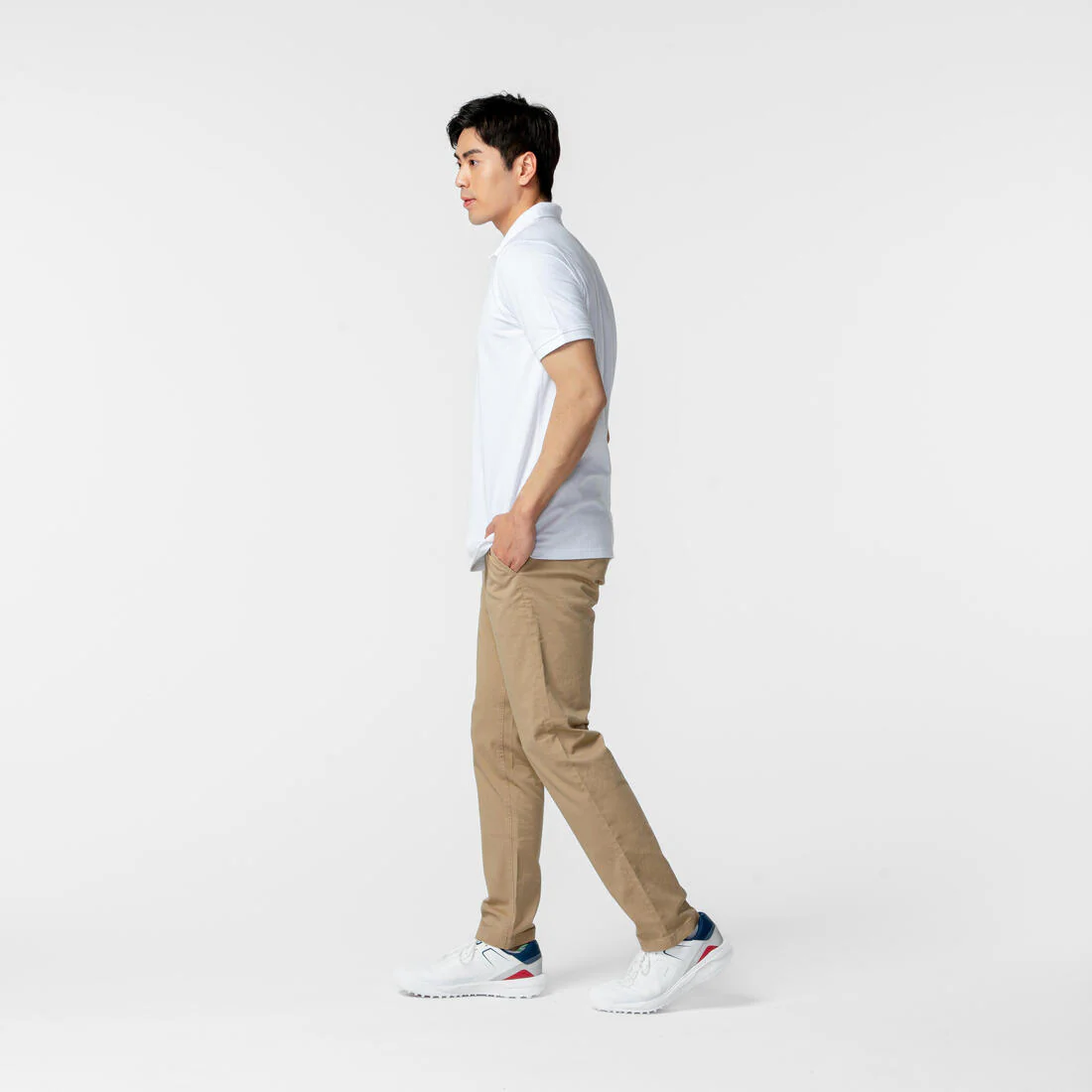 Men’s golf cotton and polyester short-sleeved polo shirt - MW500 - Image 130