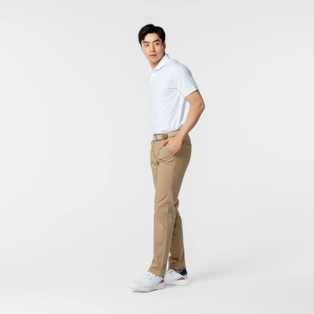 Men’s golf cotton and polyester short-sleeved polo shirt - MW500 - Image 134