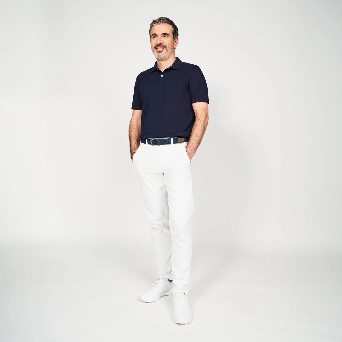 Men’s golf cotton and polyester short-sleeved polo shirt - MW500 - Image 24