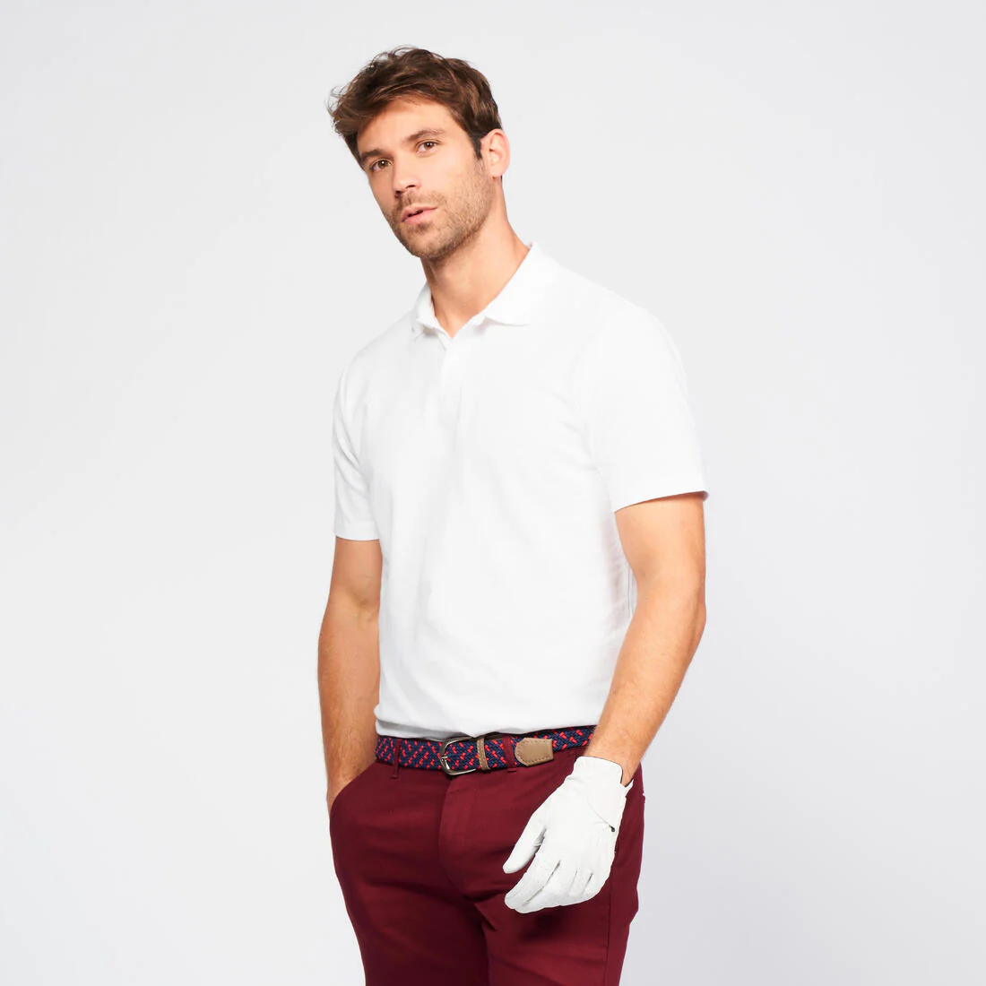 Men’s golf cotton and polyester short-sleeved polo shirt - MW500 - Image 25
