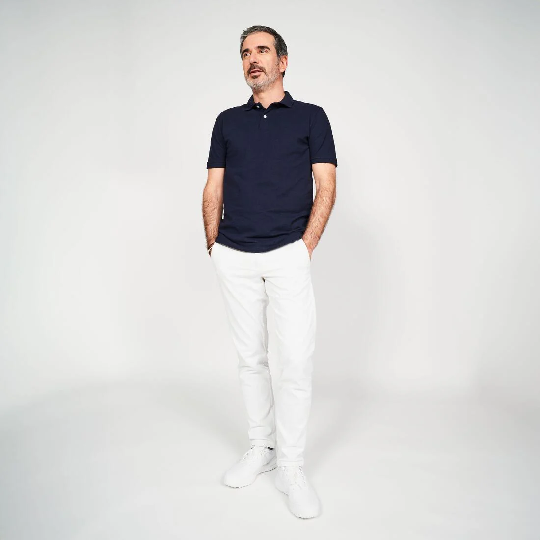 Men’s golf cotton and polyester short-sleeved polo shirt - MW500 - Image 26