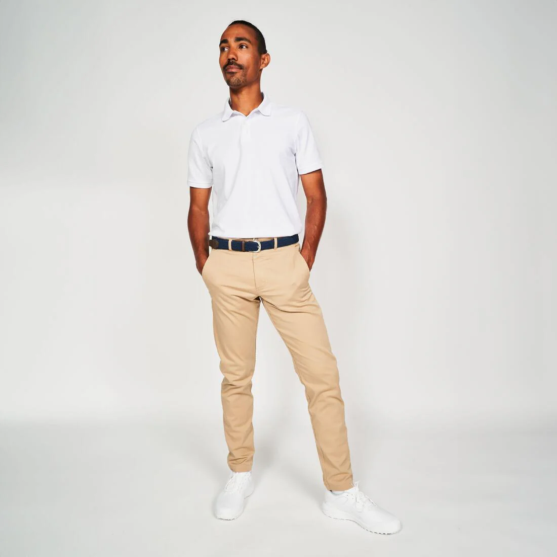 Men’s golf cotton and polyester short-sleeved polo shirt - MW500 - Image 31