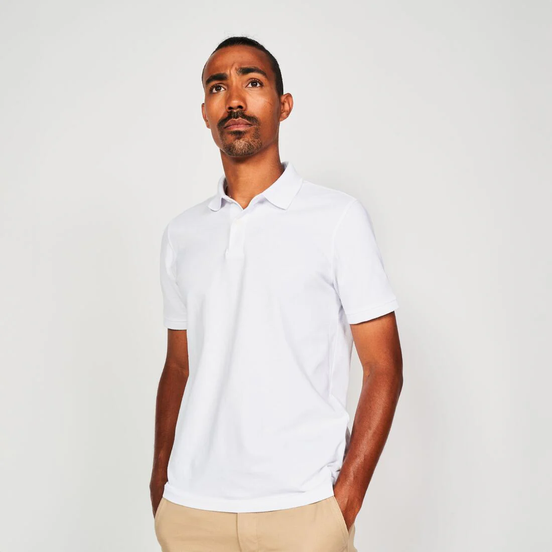 Men’s golf cotton and polyester short-sleeved polo shirt - MW500 - Image 34