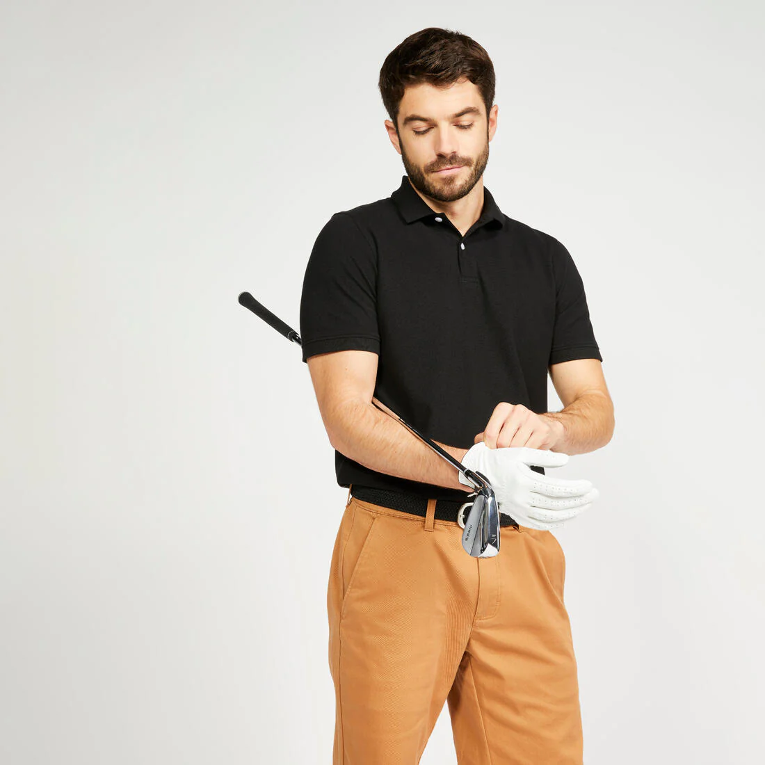 Men’s golf cotton and polyester short-sleeved polo shirt - MW500 - Image 40
