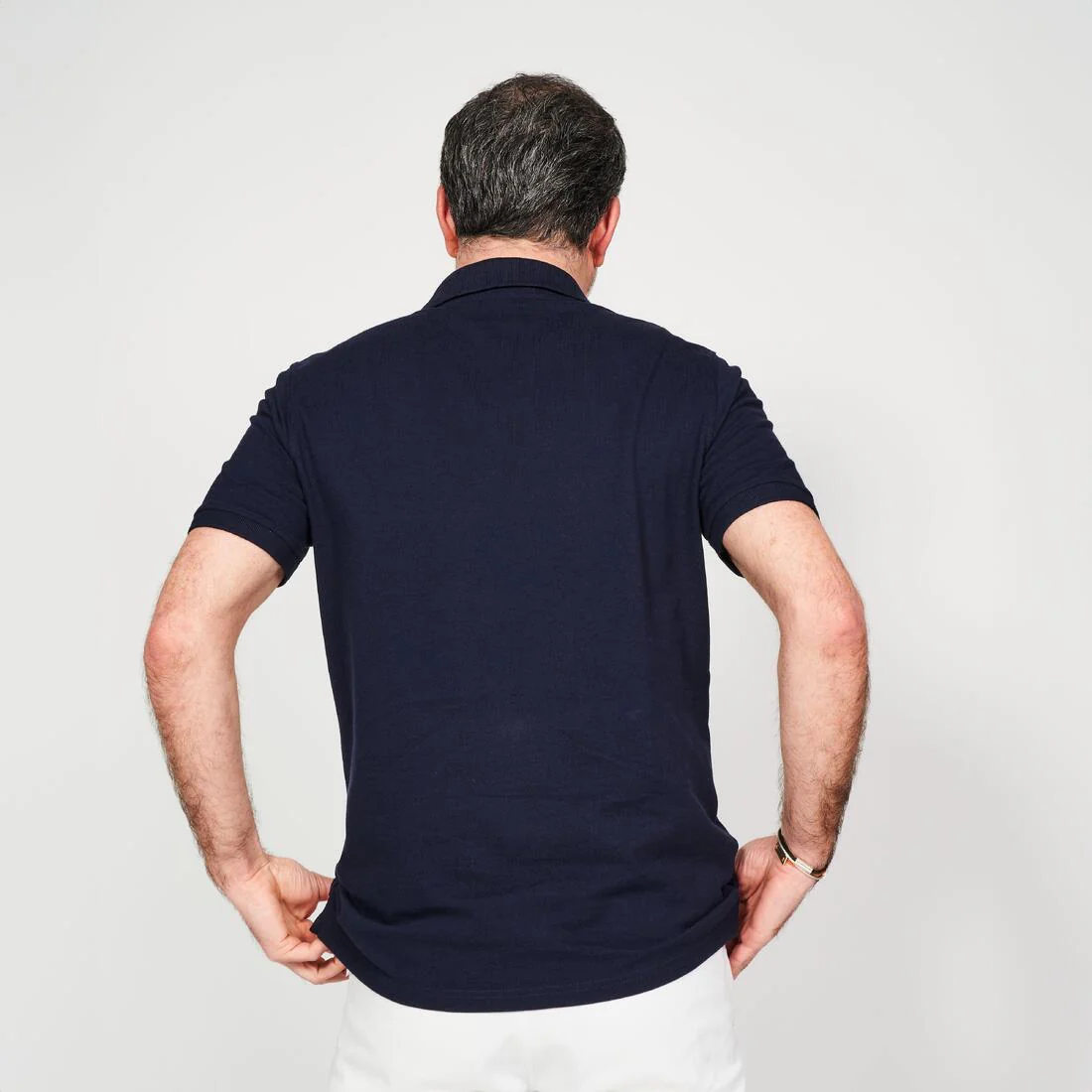 Men’s golf cotton and polyester short-sleeved polo shirt - MW500 - Image 50