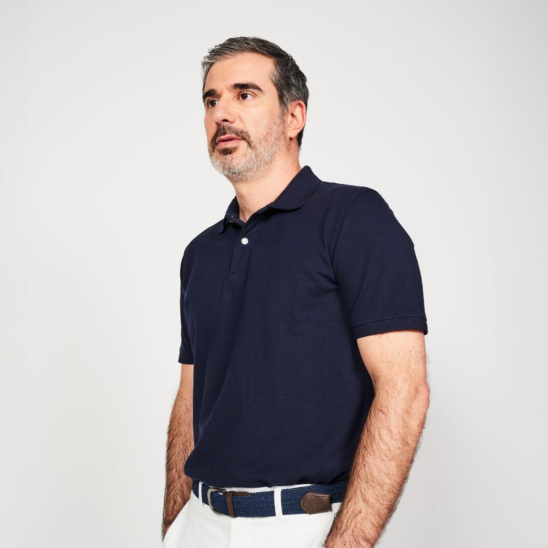 Men’s golf cotton and polyester short-sleeved polo shirt - MW500 - Image 52