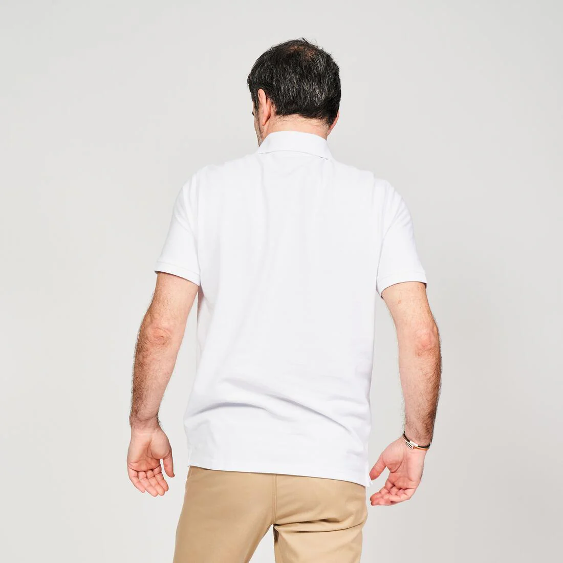 Men’s golf cotton and polyester short-sleeved polo shirt - MW500 - Image 60