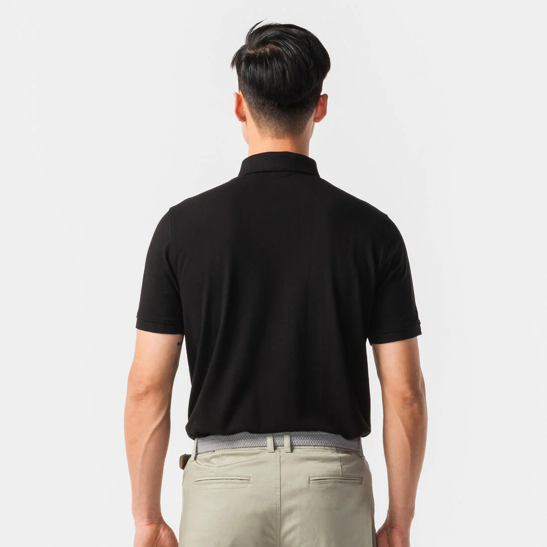 Men’s golf cotton and polyester short-sleeved polo shirt - MW500 - Image 64