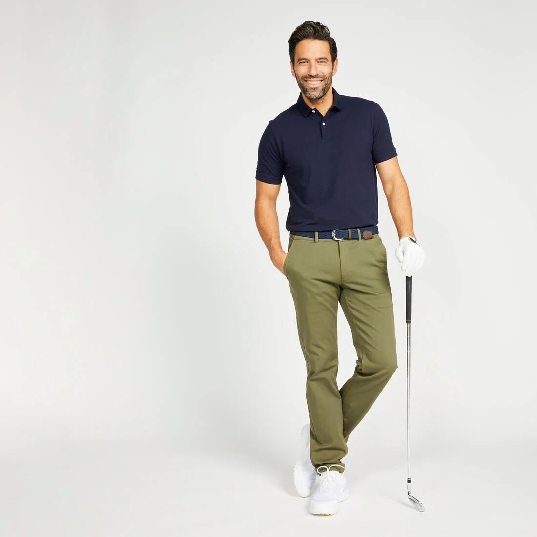 Men’s golf cotton and polyester short-sleeved polo shirt - MW500 - Image 65