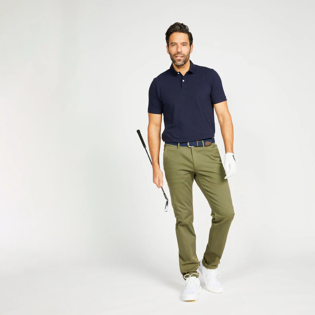 Men’s golf cotton and polyester short-sleeved polo shirt - MW500 - Image 67