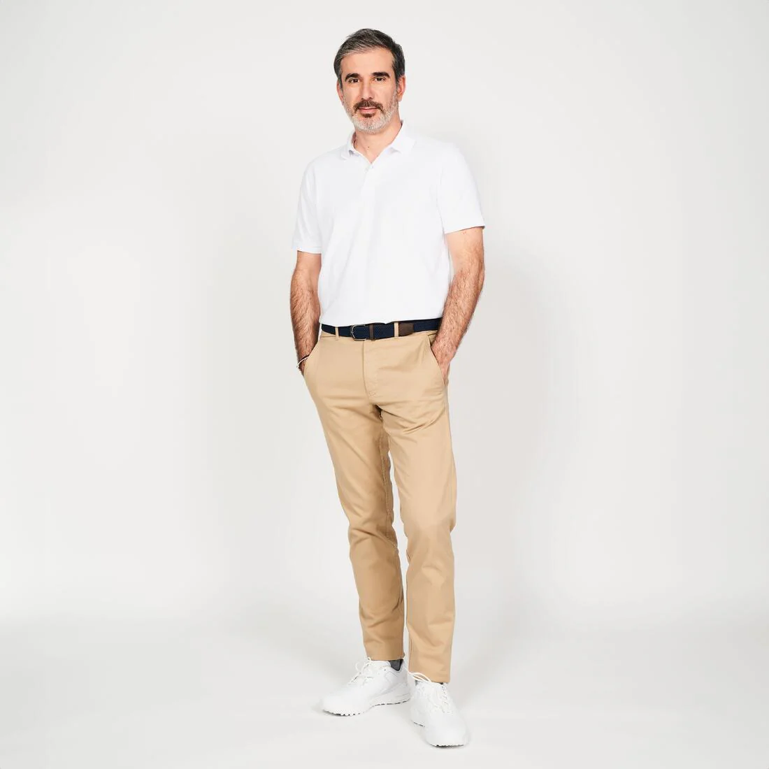 Men’s golf cotton and polyester short-sleeved polo shirt - MW500 - Image 68