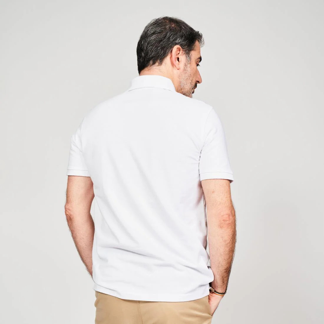 Men’s golf cotton and polyester short-sleeved polo shirt - MW500 - Image 71
