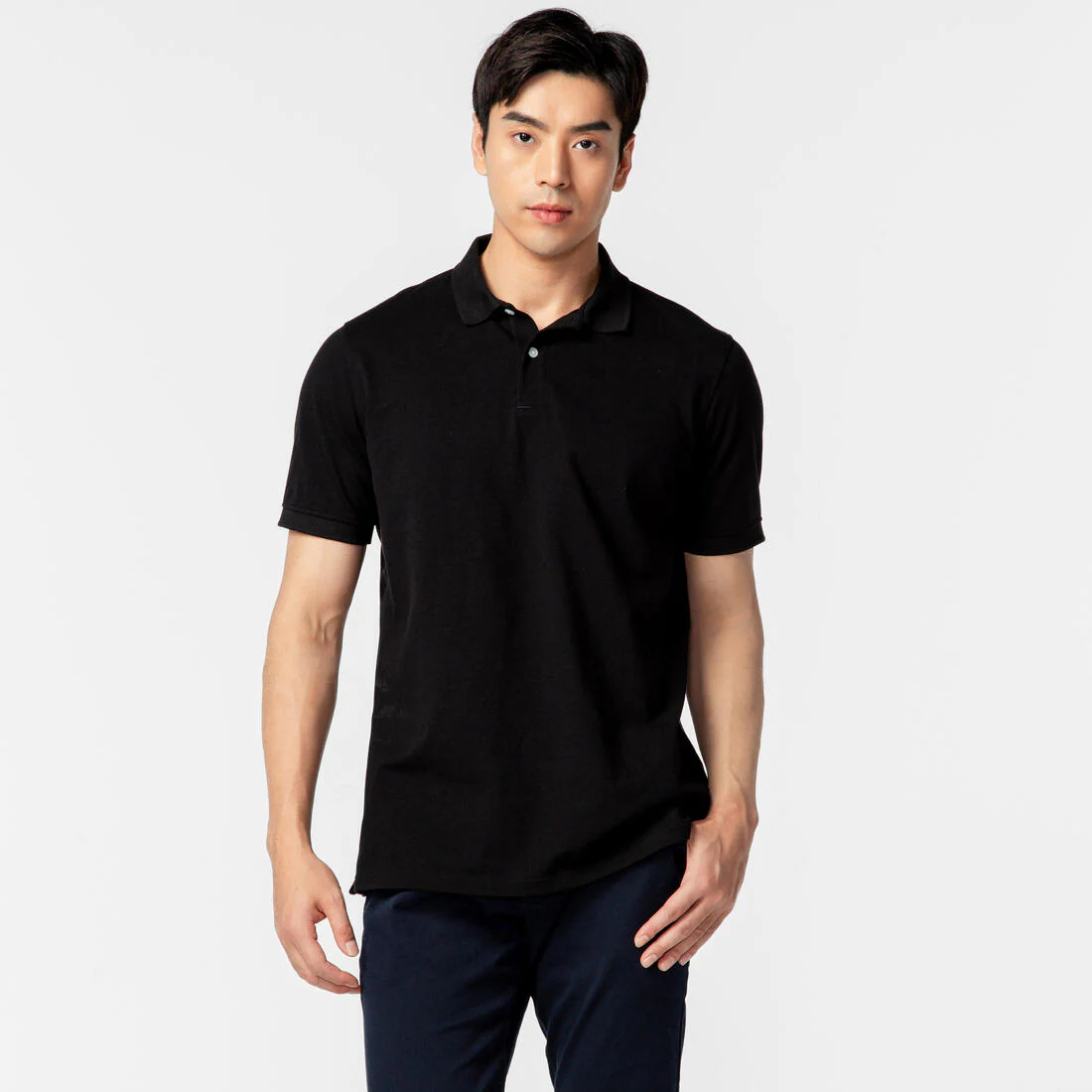 Men’s golf cotton and polyester short-sleeved polo shirt - MW500 - Image 77