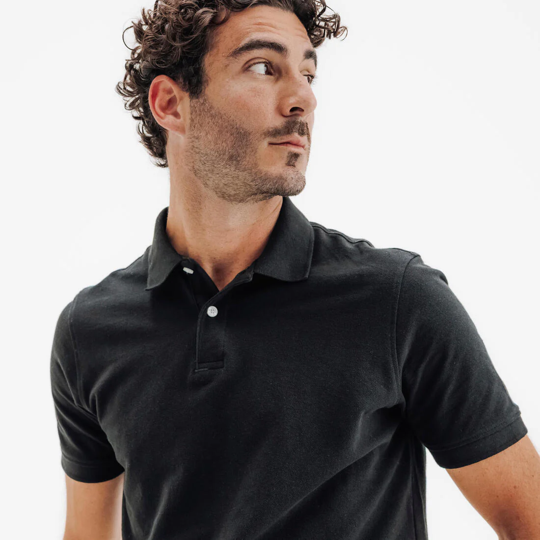 Men’s golf cotton and polyester short-sleeved polo shirt - MW500 - Image 8