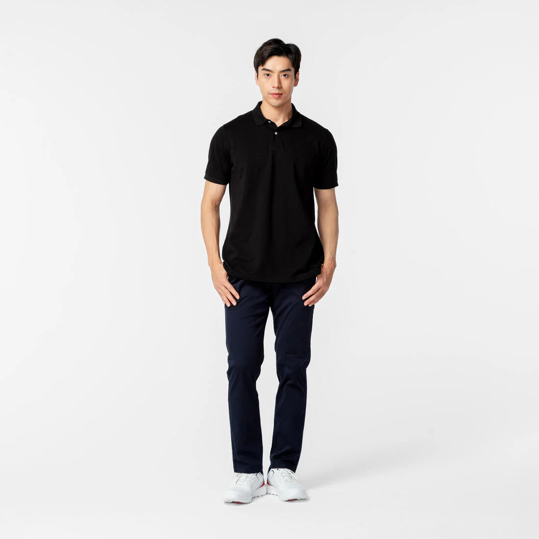Men’s golf cotton and polyester short-sleeved polo shirt - MW500 - Image 83