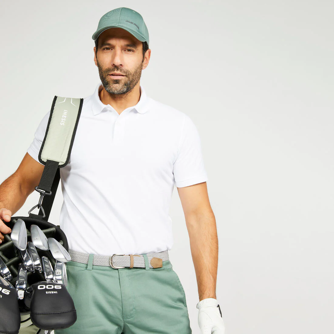 Men’s golf cotton and polyester short-sleeved polo shirt - MW500 - Image 89
