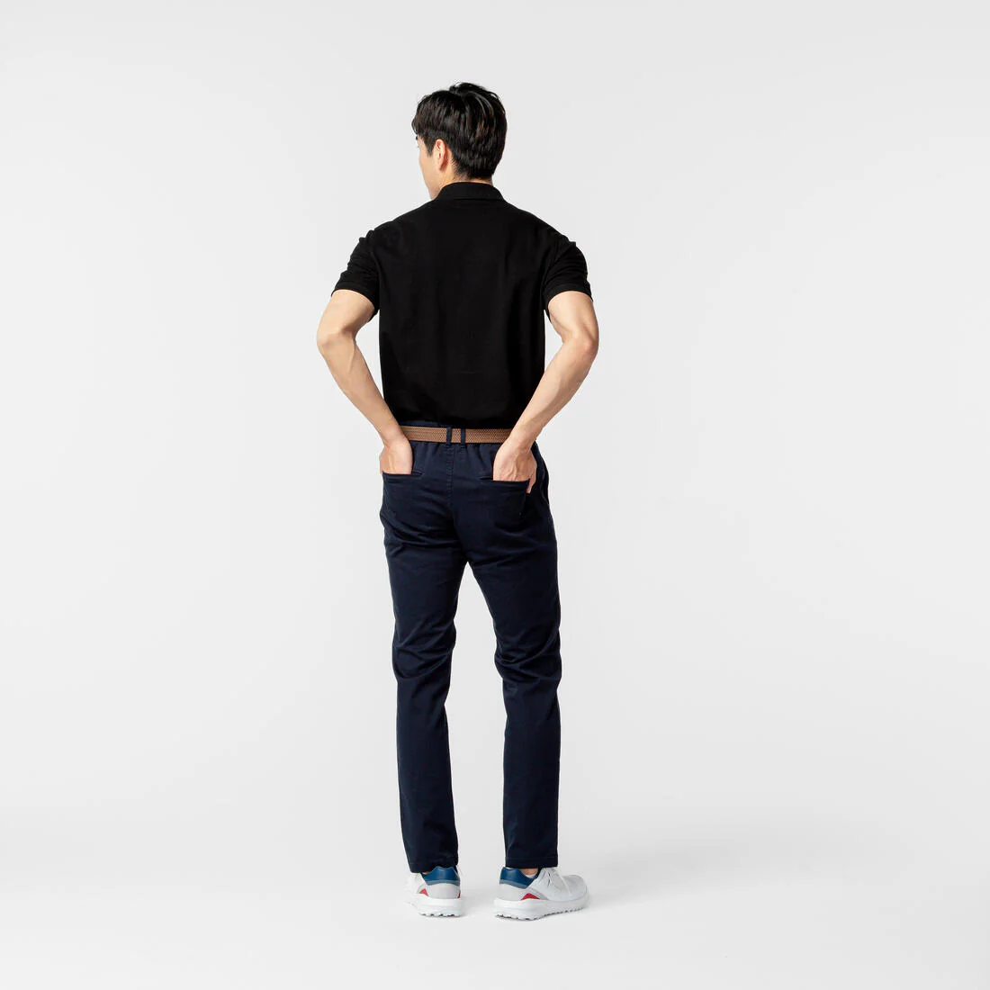Men’s golf cotton and polyester short-sleeved polo shirt - MW500 - Image 90